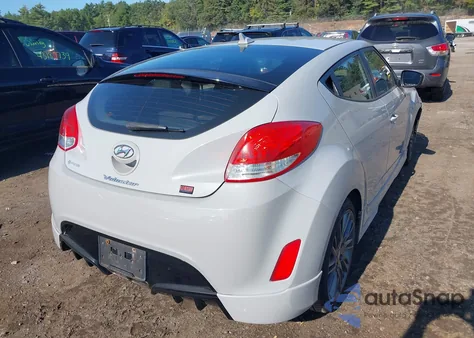 2013 Hyundai Veloster Re:mix z USA, uszkodzony, nr VIN KMHTC6AD8DU130966